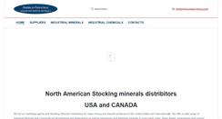 Desktop Screenshot of mineralsdistributors.com